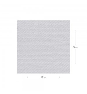 Toalhas Mesa Papel 70x70cm 35g (Eco) Cinza 200un