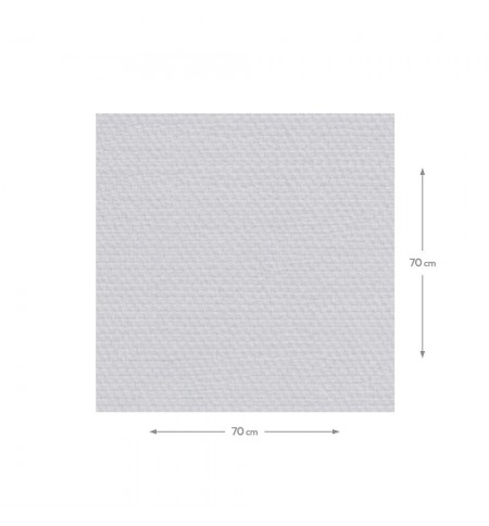 Toalhas Mesa Papel 70x70cm 35g (Eco) Cinza 200un