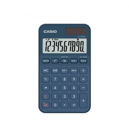 Calculadora de Bolso Casio SL-310YC-NY Azul Navy 10 Digitos