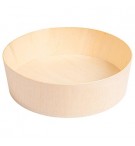 Taça Madeira Ø 15,5x4,5cm Natural 25un