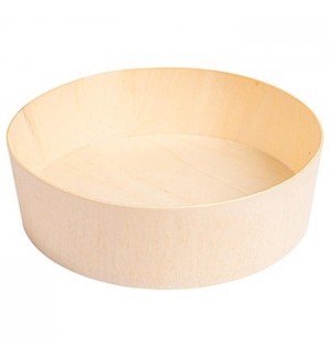 Taça Madeira Ø 15,5x4,5cm Natural 25un