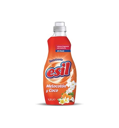 Amaciador Roupa Esil Pêssego e Coco 60 Doses 1,5L