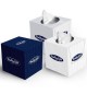 Lenços Papel Facial Bulkysoft 20.5x20.5cm Cubo 90un