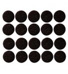 Feltros Anti-Riscos Redondos 20mm 20un