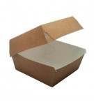 Caixa Hamburguer Kraft 500ml 11,5x11,5x7,5cm 150un
