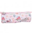 Estojo Redondo Ambar Pets Friends Farm Rosa