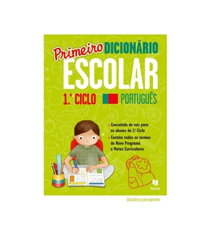 Primeiro Dicionário Escolar Ilustrado 1.º Ciclo
