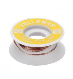 Tranca de dessoldadura em cobre 2mmx1,5m