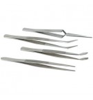 Set 4 Pinças em Aço Inoxidável Antimagnético