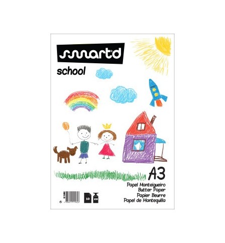 Papel Manteigueiro A3 120g Bloco 10 Folhas