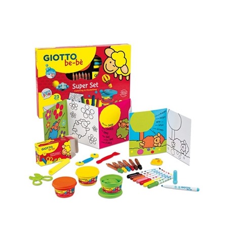 Conjunto Giotto Be-Be p/Colorir e Modelar