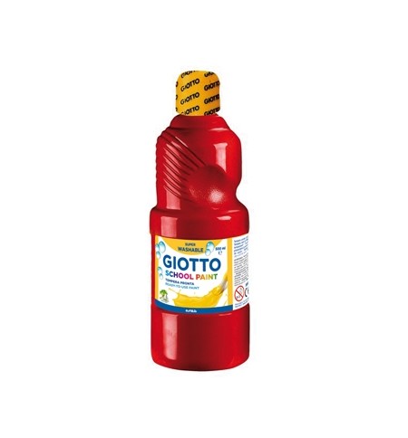 Guache Líquido 500ml Giotto Escolar Vermelho Forte