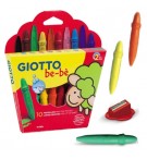 Lápis de Cera 10un Giotto Be-Be + Afia Lápis