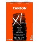 Bloco Espiralado Canson XL Croquis A3 90g 120Fls