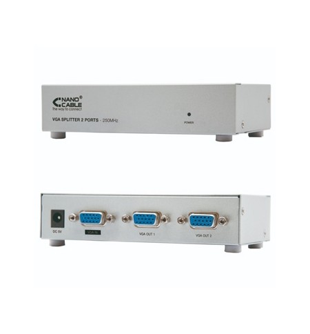 Splitter VGA 2 Portas com Alimentação