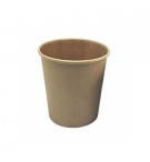 Embalagem Redonda Alimentar 750ml Cartão Kraft s/Tampa 25un