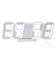 Relógio LED 3D Digitos Brancos