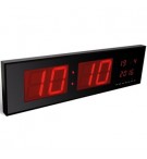 Relógio Parede Display Leds Vermelhos