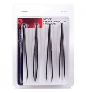 Conjunto de 4 Pinças Não Condutoras