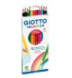 Lápis Cor Aguarelável 12un Cx Cartão Giotto Colors 3.0
