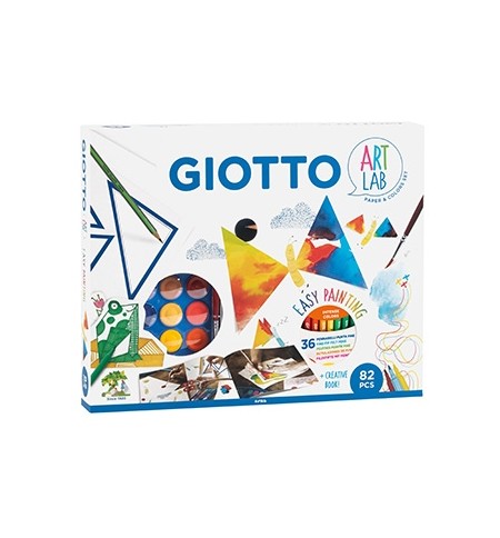 Conjunto Giotto Art Lab Easy Paiting 82 Pecas