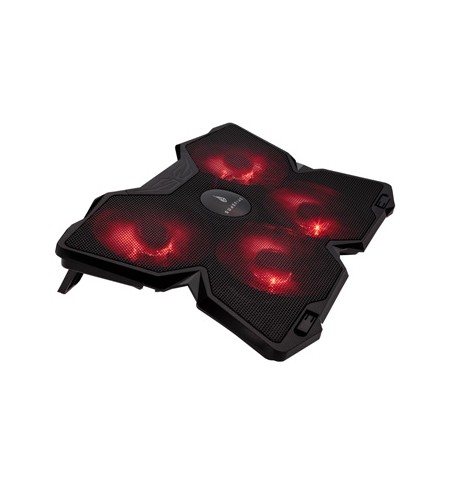 Base Notebook Gaming SUREFIRE Bora Red 17 Pol 4 Ventoinhas