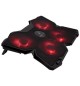 Base Notebook Gaming SUREFIRE Bora Red 17 Pol 4 Ventoinhas