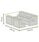 Cobertura de Exterior 140x140x70cm Conjunto Relaxamento XS