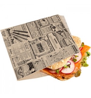 Sacos Papel Anti-Gordura (Abertos) 34g 16x16,5cm 500un