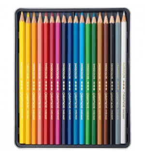 Lápis Cor Aguarelável 18un Cx Meta Caran DAche Swisscolor