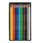 Lápis Cor Aguarelável 12un Cx Metal Caran DAche Prismalo
