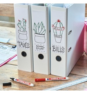 Marcador Permanente Médio Edding 400 1mm Azul 1un