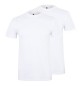 T-Shirt Adulto Algodão 155g Branco Tamanho XL Pack 2un