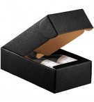 Caixa Cartão 340x185x090mm p/2 Garrafas Preto