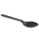 Colheres Sobremesa C-PLA Reutilizáveis 12,7cm Preto 100un