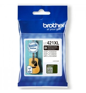 Tinteiro Brother LC421XLBK Preto 500 Pág.