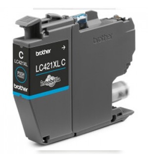 Tinteiro Brother LC421XLC Azul 500 Pág.