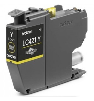 Tinteiro Brother LC421Y Amarelo 200 Pág.