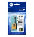 Pack Tinteiros Brother LC421XLVAL 4 Cores 500 Pág.