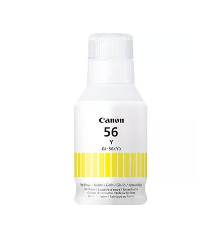 Tinteiro Canon GI-56Y Amarelo 4432C001 135ml 14000 Pág.