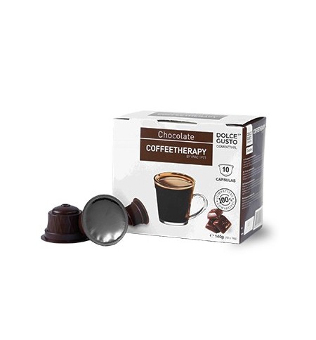 Cápsulas Chocolate p/Dolce Gusto CoffeeTherapy 10un