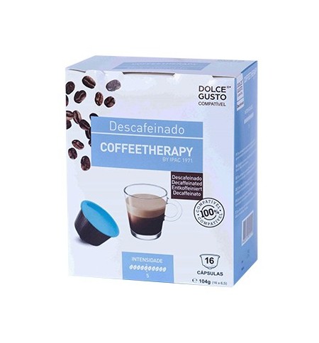 Café Cápsulas p/Dolce Gusto CoffeeTherapy Descafeinado 16un