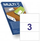 Etiquetas 210x099mm 100Fls A4 Multi3 300un