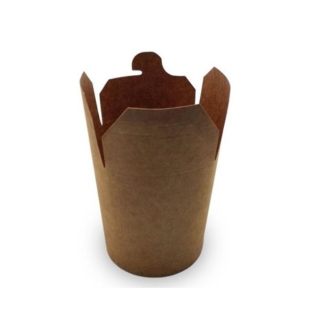 Caixa Cartolina Kraft 09,8x08,2x07cm para Menu 500ml 50un