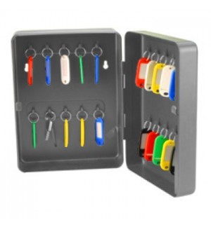 Chaveiro 20 Chaves com Fechadura Cinza