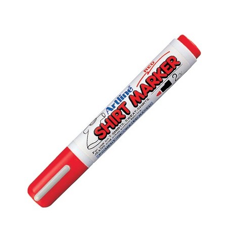 Marcador Tecidos Artline EKT Shirt Marker 2mm Vermelho 1un