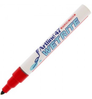 Marcador Superfícies Molhadas Artline 47 Vermelho 1un