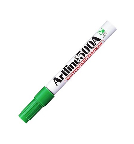 Marcador Quadros Brancos Artline 500A 2mm Verde 12un