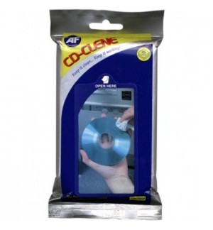 Toalhetes Limpeza CDs / DVDs 25un