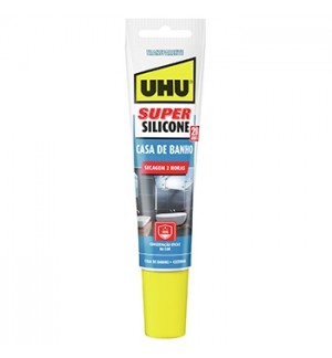 Super Silicone Casa de Banho Transparente UHU 150ml
